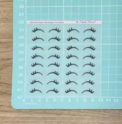 Adesivo para Tecido - Cílios Maggie Marrom - 2,5 cm / 2 cm / 1,5 cm - comprar online