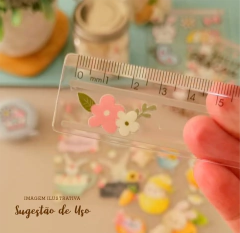 Adesivos para Objetos - Florzinhas - Ateliê Magali Moraes - Materiais para Bonecas e Artesanato