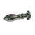 Plug Anal / Vaginal de Metal con Vibración - Recargable USB - - comprar online