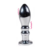 Plug Anal / Vaginal de Metal con Vibración - Recargable USB - - comprar online