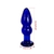 Plug Anal De Vidrio Macizo Azul Dilatador - comprar online