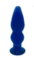 Plug Anal De Vidrio Macizo Azul Dilatador - Sextasis Argentina