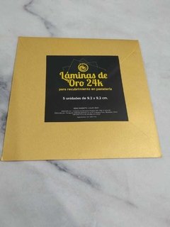 LAMINAS COMESTIBLES DE ORO X 5 UNIDADES