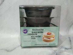 SET DE 4 MINI MOLDES REDONDOS