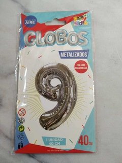 GLOBO METALIZADO 40 CM
