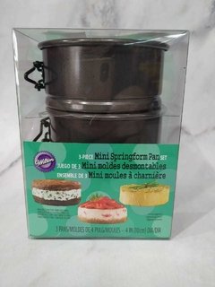 SET 3 MINI MOLDES DESMONTABLES 10CM