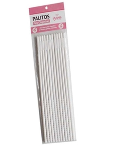 PALITO PARA CHUPETIN 20CM POR 12 UNIDADES