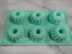 MOLDE SILICONA 6 CAVIDADES
