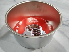 MOLDE TORTA HOJALATA DE 10 CM DE ALTO POR 24 CM DE DIAMETRO