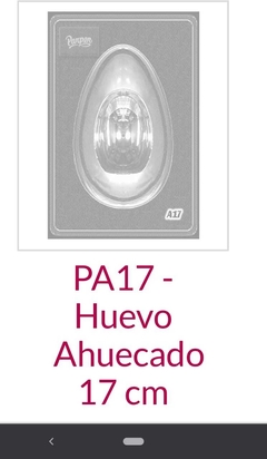 PA17 HUEVO AHUECADO 17CM
