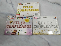 SET GLOBOS METALIZADOSELIZ CUMPLEAÑOS