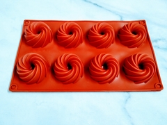 Molde silicona espiral savarin