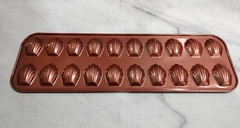 Molde mini Madeleine x 22 u línea Bronce