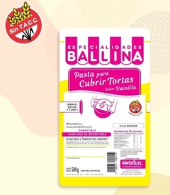 Pasta para cubrir Ballina sabor vainilla x 500 g