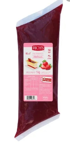 Preparado a base de pulpa Richs Frutilla por 1 kg