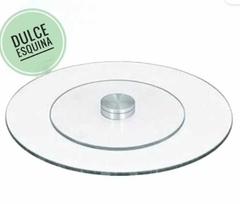 Plato giratorio vidrio 25 cm