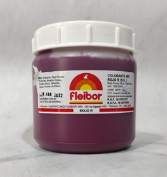 Colorante fleibor pote x 250 g Rojo
