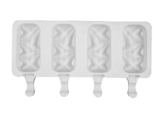 Moldes de silicona paleta de helado facetado