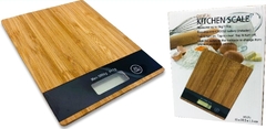 Balanza digital pesa hasta 5 kg Bambu