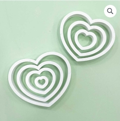 Cortante corazón kit x 7