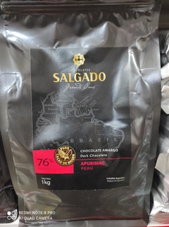 Cobertura de chocolate Salgado APUMIRAC PERU al 76% semi amargo