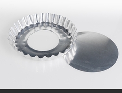 Tartera rizado aluminio 22 cm