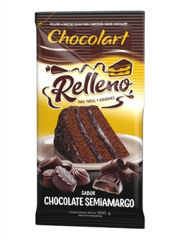Relleno chocolate sobre chocolate x 300 g