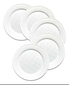 Platos descartables de 17 cm ( postre) x 50 u