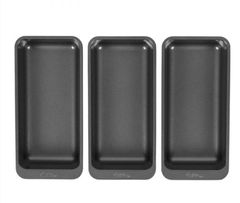 Juego de 3 moldes rectangulares antiadherente