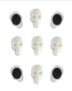 Placa calavera x 9