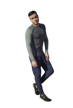 Camiseta Térmica de Hombre Jaspeada - comprar online