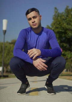 Imagen de Camiseta Térmica de Hombre Jaspeada