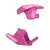 BLACKWOLF THUMB SAFETY ALUMINUM STYLE CUT PINK - comprar online