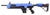 POSEIDON AEG CSI XR 5 SERIES WITH MEDUSA M4 AIRSOFT RIFLE BLUE