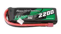 Bateria LiPo 11.1V 2200mAh 35C Gens Ace Stick Deans (T-Plug)