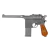 HFC GBB C96 MAUSER BLOWBACK AIRSOFT PISTOL BLACK - comprar online