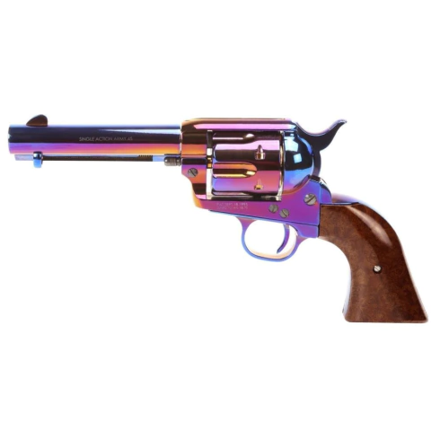 REVOLVER AIRSOFT  KINGARMS GBB SAA .45 PEACEMAKER SHORT- AZUL