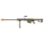 SNOW WOLF AEG BARRET SW-02 SNIPER AIRSOFT RIFLE TAN