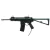 WE HPA PDW 10" WITH INFERNO COMBO AIRSOFT RIFLE BLACK
