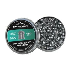 SNOWPEAK AIRGUN PELLETS .30 / 7.62MM ROUND HEAVY 3.27G / 50.46GR 150PCS - comprar online