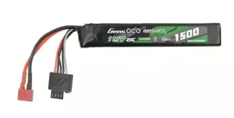 Bateria LiPo 11.1V 1500mAh 25C Gens Ace G-Tech Stick Deans (T-Plug)