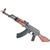 E&L AEG AK AKM NEW ESSENTIAL VERSION AIRSOFT RIFLE BLACK & WOOD - comprar online