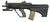 ARMY ARMAMENT AEG AUG ALLOYED GB CQB AIRSOFT RIFLE BLACK