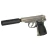  PISTOLA AIRSOFT WE GBB MAKAROV NO MARK MA001- PRATA