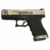 PISTOLA AIRSOFT WE GBB G19 T03 BLOWBACK- PRATA / PRETO
