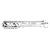 CTM-TAC FUKU-2 CNC UPPER RECEIVER KIT SKELETON LONG FOR AAP01 SILVER & GREY - comprar online