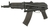 CYMA AEG AK74U STANDARD STAMPED FOLDING STOCK AND POLYMER FURNITURE AIRSOFT RIFLE BLACK - loja online