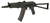 CYMA AEG AK74U STANDARD STAMPED FOLDING STOCK AND POLYMER FURNITURE AIRSOFT RIFLE BLACK - Loja DK Airsoft: Tudo para Airsoft em um Só Lugar