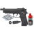 KROWN LAND SRC CO2 4.5MM KL-9 A3 BLOWBACK AIRGUN PISTOL BLACK COMBO