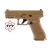 GLOCK UMAREX CO2 4.5MM G19X AIRGUN PISTOL COYOTE COMBO - comprar online